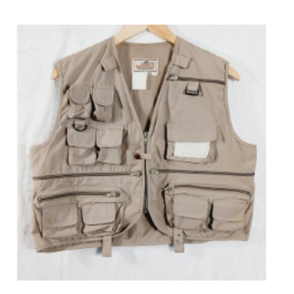 Woodfield Other - Woodfield Men's Tan Vest, Outdoor, Fishing, Hunting,  Size M, See Description